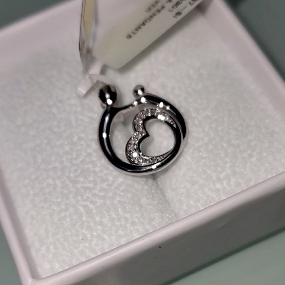 Genuine Diamond Accent Pendant - Picture 3 of 8